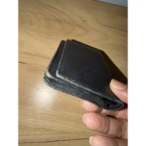 Coach Multifunction Wallet Classic Black Leather Bifold Y2K 90s Bedford Keyring thumbnail 2