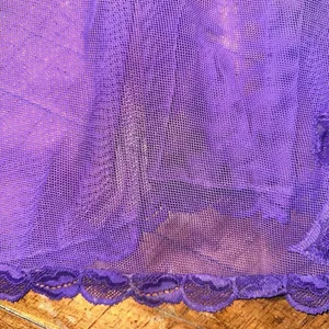 Victoria’s Secret purple semi sheer lace S shirt nightgown thumbnail 2