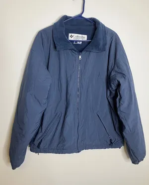 Columbia Interchange Jacket Women XL Blue good Fleece Lined Full Zip Outdoor thumbnail 1