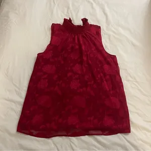 Loft S red top thumbnail 1