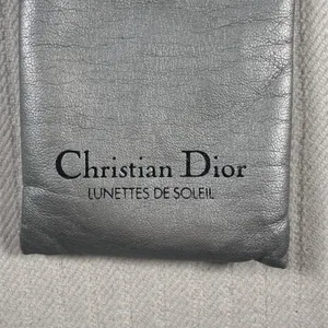 Vintage Christian Dior Sunglasses Case Glasses Case Silver Lunettes De Soleil thumbnail 2