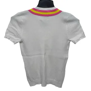 Vintage Lauren Ralph Lauren‎ Size Large Short Sleeve Sweater Preppy Tennis Y2K thumbnail 5