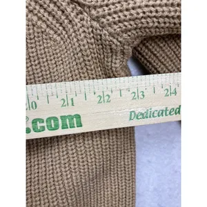 Banana Republic Cardigan Sweater‎ Womens XXL Tan NWT Shaker Knit Button Front thumbnail 11