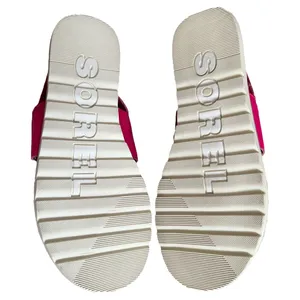 SOREL Pink Cut Out Ella Ii Round Toe Leather Slingback Sandals, US6.5 thumbnail 8