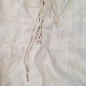 Finders Keepers Urban Outfitters White Lace Up Robin Mini Dress Women Size L (8) thumbnail 7