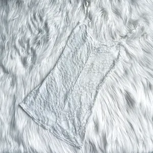 Free People Intimately White Lace Tank Top thumbnail 1