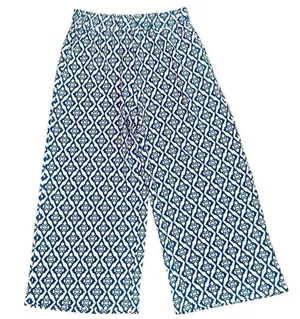 New! NWT Fashion Pull-on Print Wide Leg Pants XL thumbnail 1