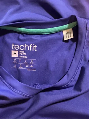 adidas Women's Long-Sleeve V-Neck Top in Violet thumbnail 3