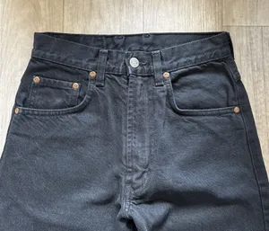 Lucky Brand Black Jeans Women Sz 4/27 Dungarees Juliet Chino thumbnail 2
