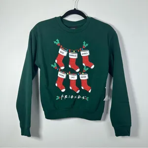 Forever 21 Friends Merchandise Pullover Crewneck Christmas Sweater Size S NWT thumbnail 1