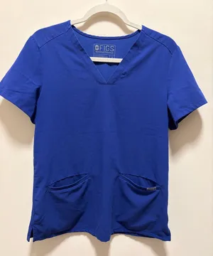 Figs Casma Three Pocket Top Sapphire Size Small thumbnail 1