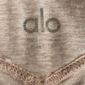 Alo Yoga‎ Women's High-Waist Ankle Leggings Beige/Pink Size S Activewear thumbnail 7