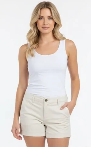 Khakis by Gap chino hot 4 inch tan shorts size 12 thumbnail 1