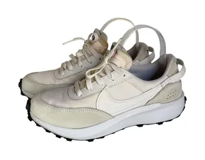 Nike Waffle Debut Women’s Sneakers Size 6.5 Beige Pink Gray Retro Running Shoes thumbnail 1