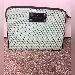 Kate Spade Small mint green polka zippered pouch thumbnail 2