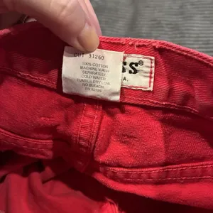 Guess by Georges Marciano Vintage Mid Rise Button Fly Red Jeans - Women's 29 thumbnail 13