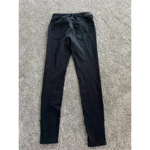 American Eagle Hi-Rise Jegging Skinny Jeans Womens 6 Long Black Super thumbnail 6