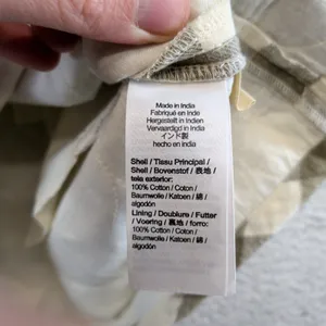 Madewell‎ Quilted Flannel Mini Skirt Gingham Checkered Side Button NH136 Size 4 thumbnail 4