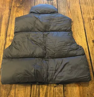 Black Puffer Vest Size L thumbnail 3