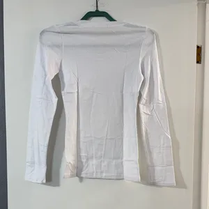 Bozzolo Classic White Long Sleeve Top thumbnail 3