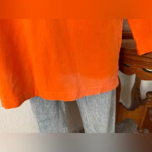 Vintage Halloween Long Sleeve Shirt Orange Graphic 90s witch ghost fall medium‎ thumbnail 4
