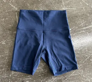 Align™ High-Rise Short 6" in True Navy thumbnail 1