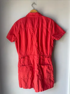 Outerknown Trestles Organic Cotton Utility Romper thumbnail 3