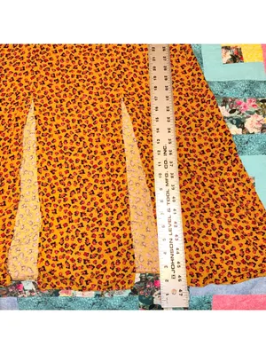 Urban outfitters NWOT $79 Woman’s S Mustard leopard print shortsleeve midi dress thumbnail 10