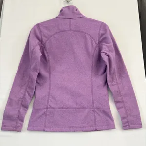 Patagonia Fleece Womens Purple Tech‎ Jacket Full Zip Outdoors Activewear XS thumbnail 3