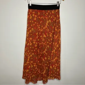 Lularoe floral‎ maxi skirt size XS thumbnail 5