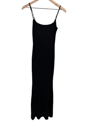 SKIMS Soft Long Slipdress ONYX Medium NWT thumbnail 6