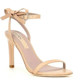 Deltan Miranda Bow Heel Gold Size 7 thumbnail 1