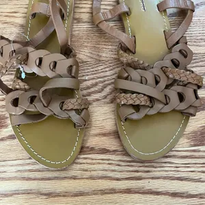 Pilcro Anthropologie NWOT Tie-Up Strappy Sandals Leather Size 7 thumbnail 8