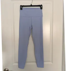 All in Motion Periwinkle Blue Everyday Soft High Rise Ribbed Leggings XS thumbnail 3
