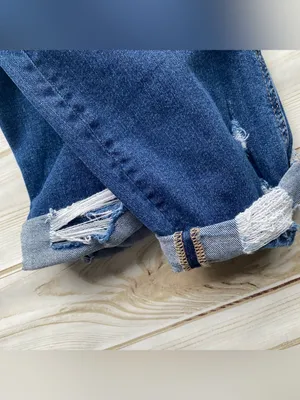 Vervet denim dark wash stretch cuffed slim straight jeans distressed fall winter thumbnail 8