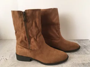 Brown Suede Boots, Size 9 thumbnail 2