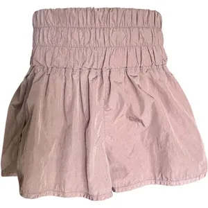 Womens Free People FP Movement The Way Home Mauve Running Shorts - Sz L thumbnail 2