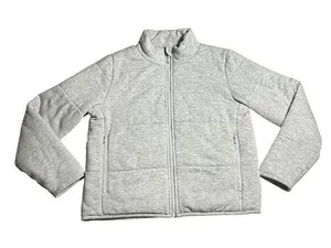 THREE DOTS Quilted Full Zip Puffer Jacket Size Small **SMALL FLAW** Winter thumbnail 1
