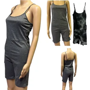 Set of two J for Justify Heather Gray and Tie Dye Shorts Rompers Large thumbnail 3