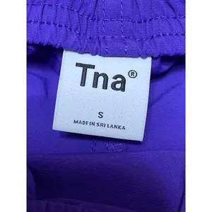 Aritzia TNA Big Easy 5" Women's Purple Water-repellent Mid-rise Active Shorts S thumbnail 4