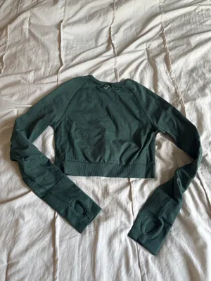 Green Gymshark Athletic Long Sleeve thumbnail 2