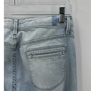 7 For All Mankind Dojo High Rise Flare Jeans button fly size 25 festival casual thumbnail 7