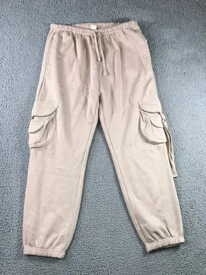 Relaxx Cargo‎ Sweatpants Women XL Drawstring Relaxed Fit Casual Lounge Joggers thumbnail 1