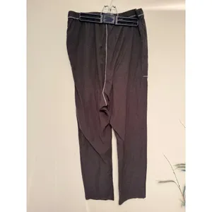 Intimately Free People Womens‎ Charcoal Slub Knit Contrast Stitch Lounge Pants thumbnail 3