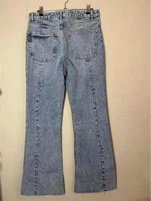 Zara Light Wash Flare Jeans Size EUR 44 / USA 34 thumbnail 4