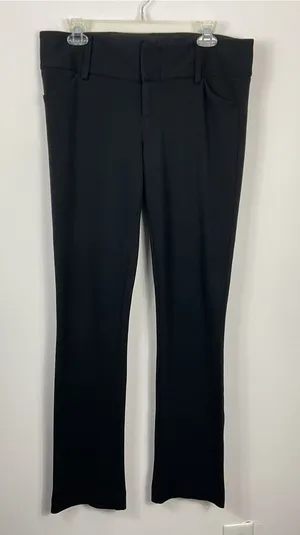 Alice + Olivia Black Trouser Pants Womens Size 10 thumbnail 1