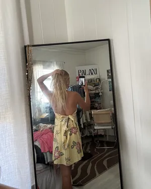 Handmade Short Vacation Halter Dress thumbnail 3