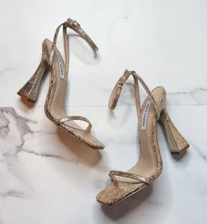 Steve Madden Midnight Snake Heels thumbnail 1