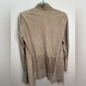 GERARD DAREL GOAT Suede Jacket‎ Longline Coat 38 thumbnail 2