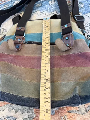 Hot canvas bag shoulder tote purse crossbody messenger satchel woman handbag thumbnail 6